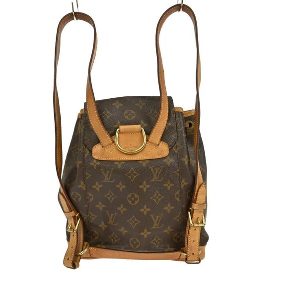 LOUIS VUITTON MONTSOURIS MM BACKPACK BAG PURSE MONOGRAM M51136 SP0973 YQ01440 - Picture 2 of 9